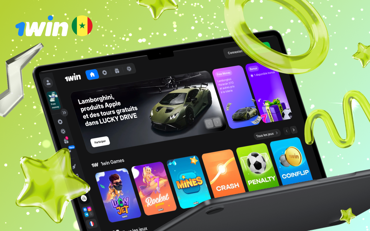 1win Sénégal, casino, paris et bonus en XOF